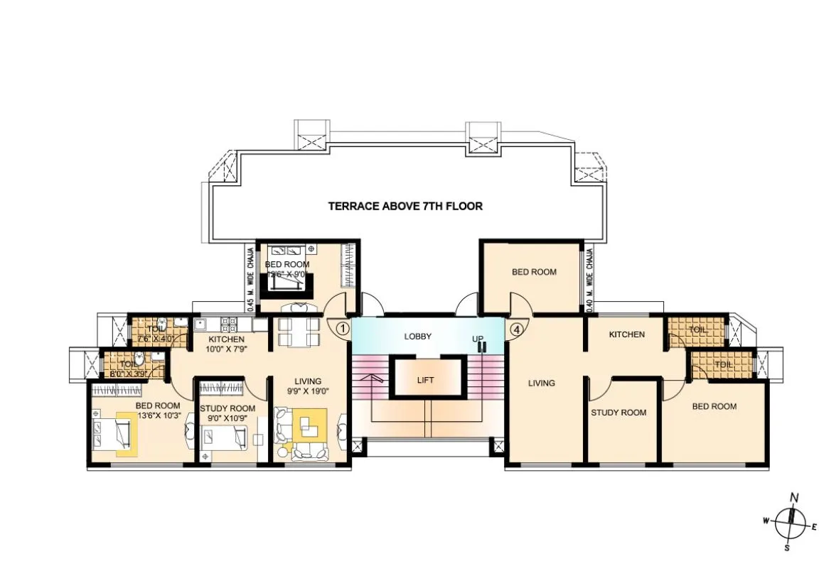 2 Flats on Rent in Golden Arch, Borivali West