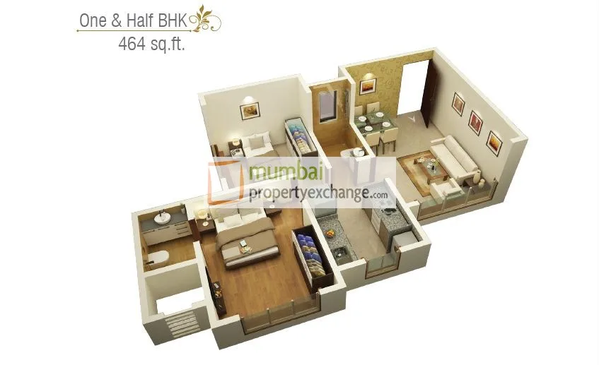 1.5 BHK