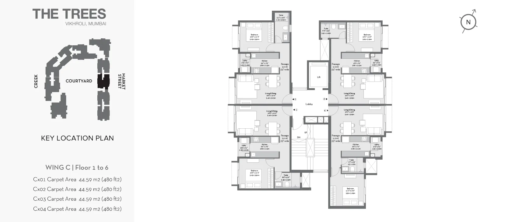 Godrej-The-Trees-floor-plan-C