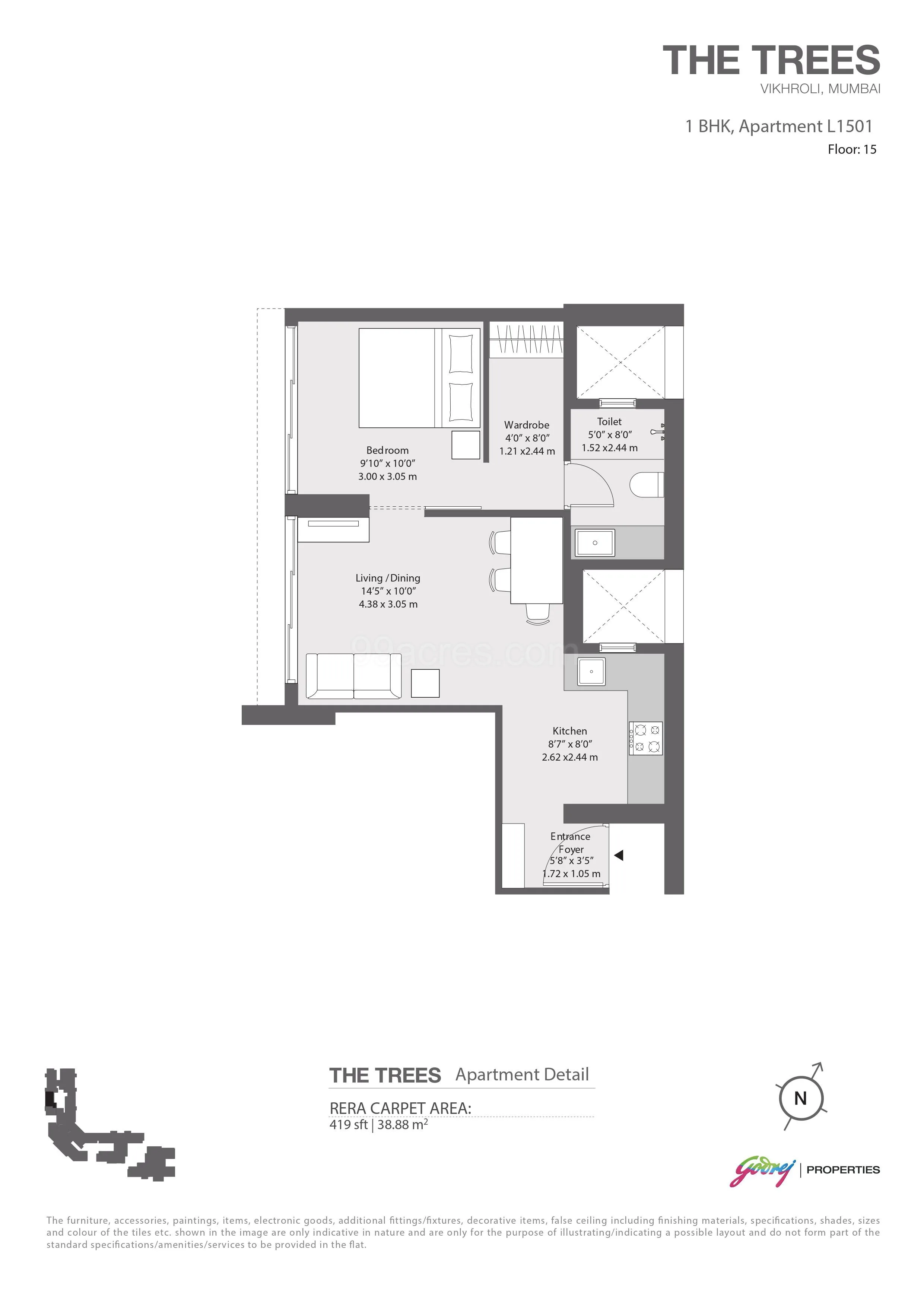 Godrej Trees 1BHK