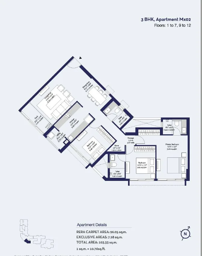 Godrej Trees 3BHK Mx02