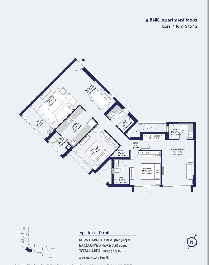 Godrej Trees 3BHK Mx02