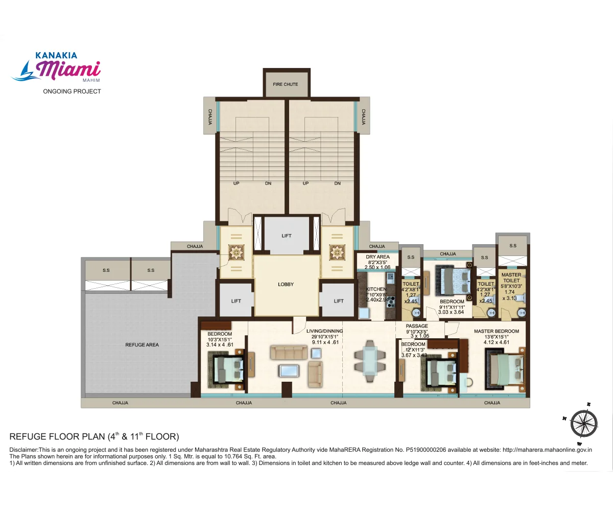 Kanakia Miami Refuge Floor Plan