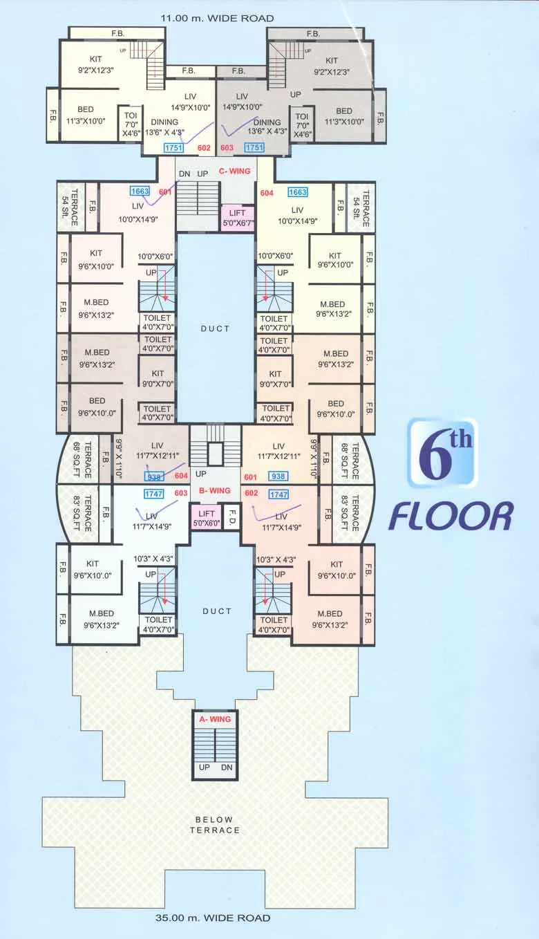 6th Floor Plan