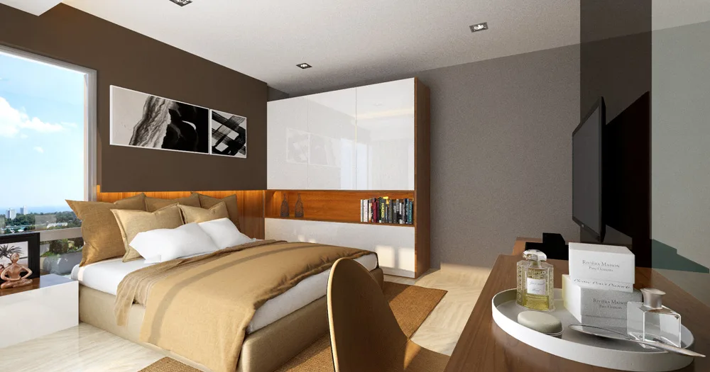 Lotus Residency Artistic Impression BedRoom