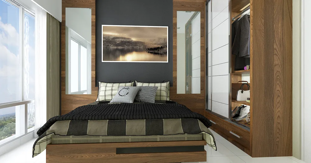 Lotus Residency Artistic Impression BedRoom2