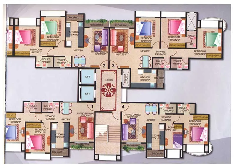 1 BHK Flats on Rent in Joy Homes, Bhandup