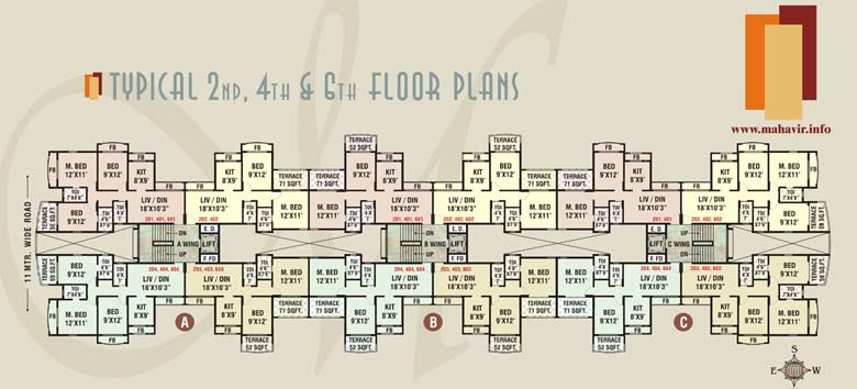 2nd 4th 6th floor plan
