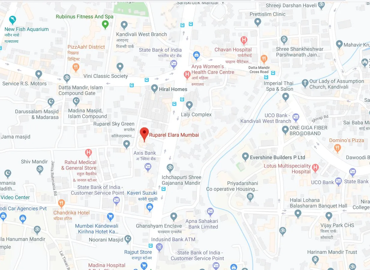 Ruparel Elara Location Map