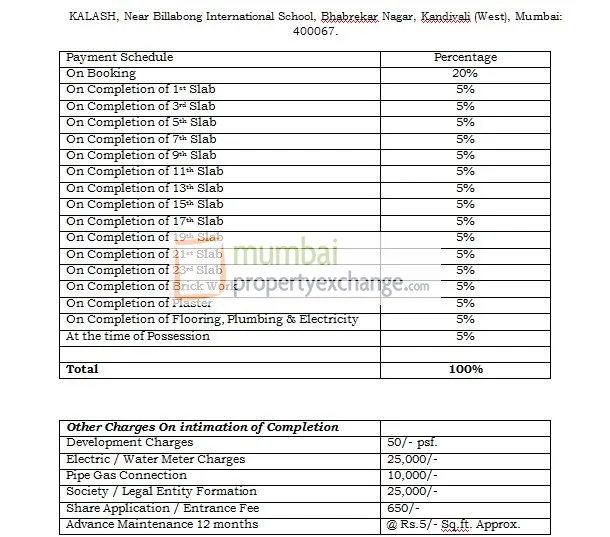 Payment Schedule 30.12.16