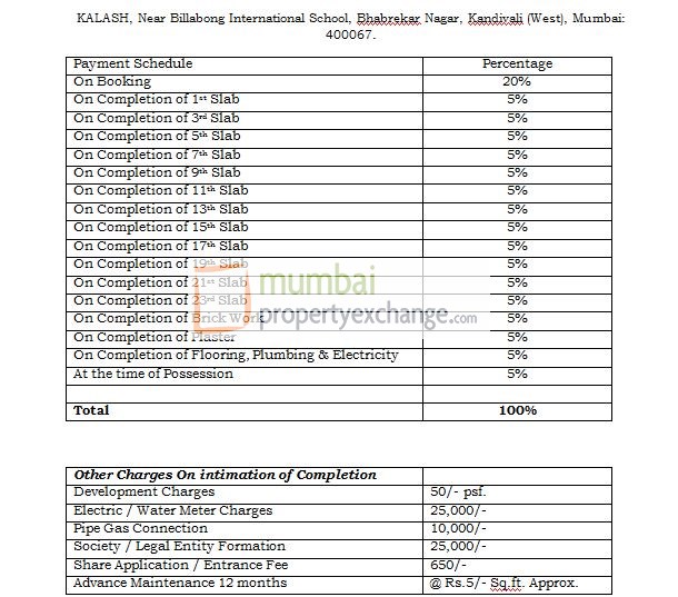 Payment Schedule 30.12.16