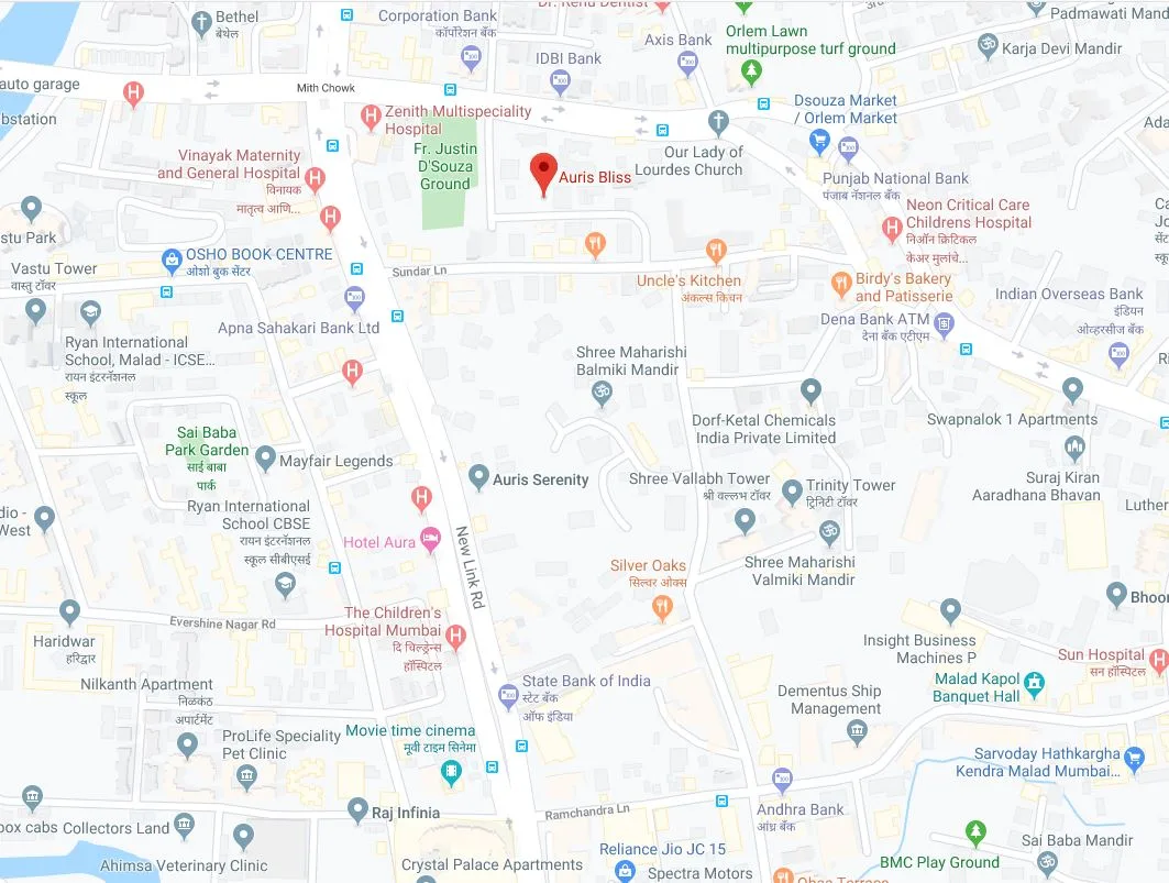 Auriss Bliss Location Map