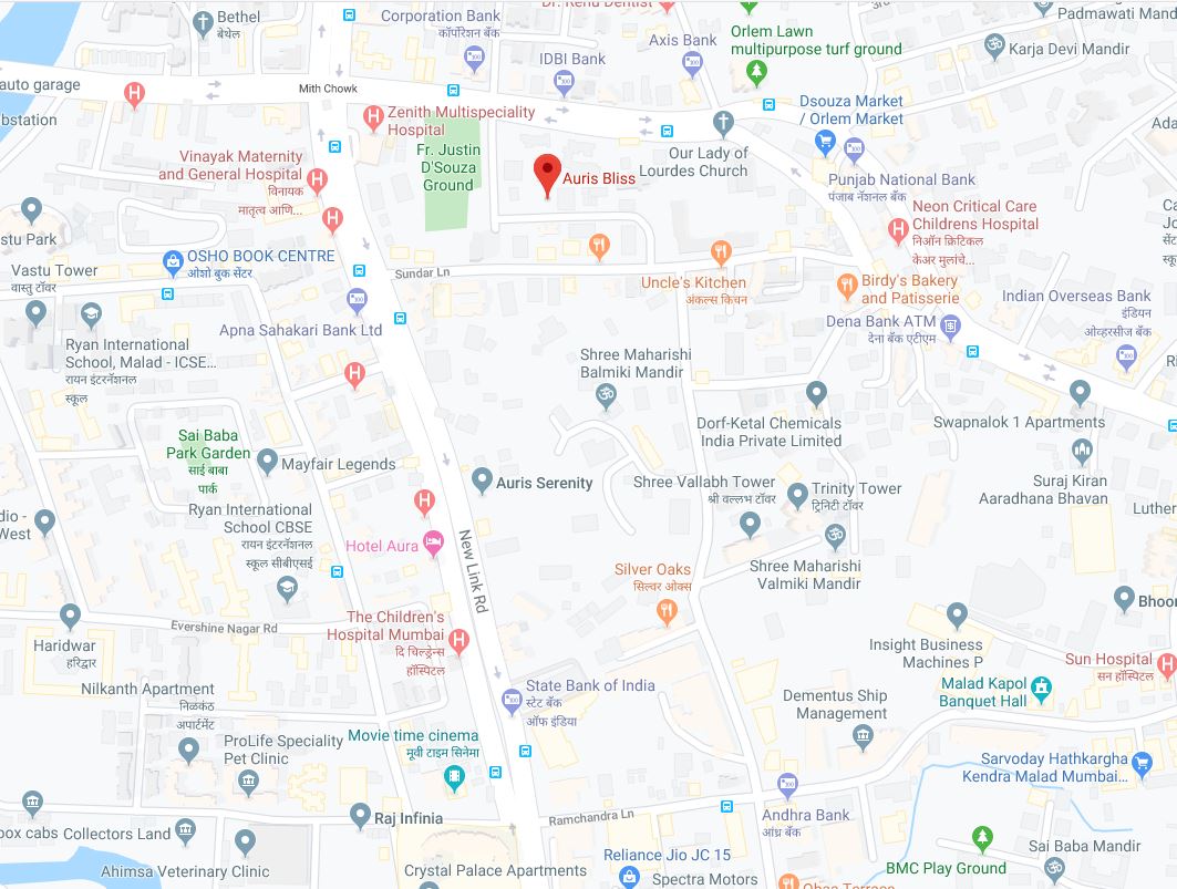 Auriss Bliss Location Map