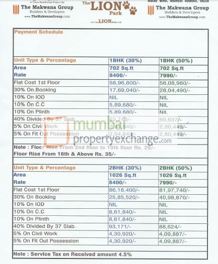 Cost Sheet