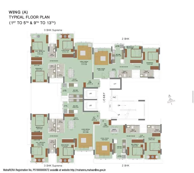 Runwal Elina Wing A Typical Floorplan