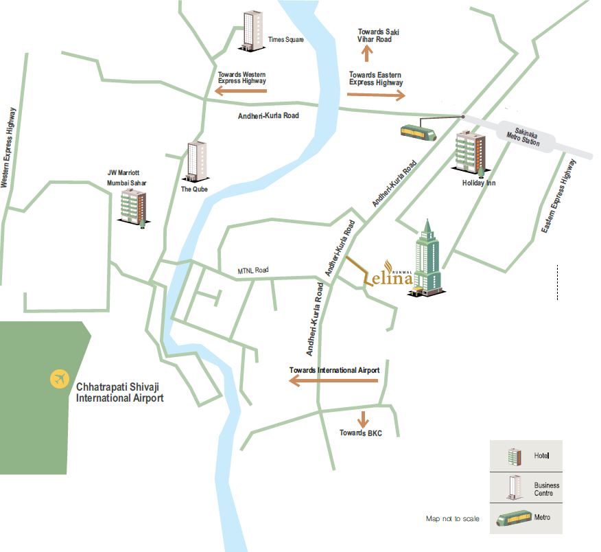 Runwal Elina Close Destinations