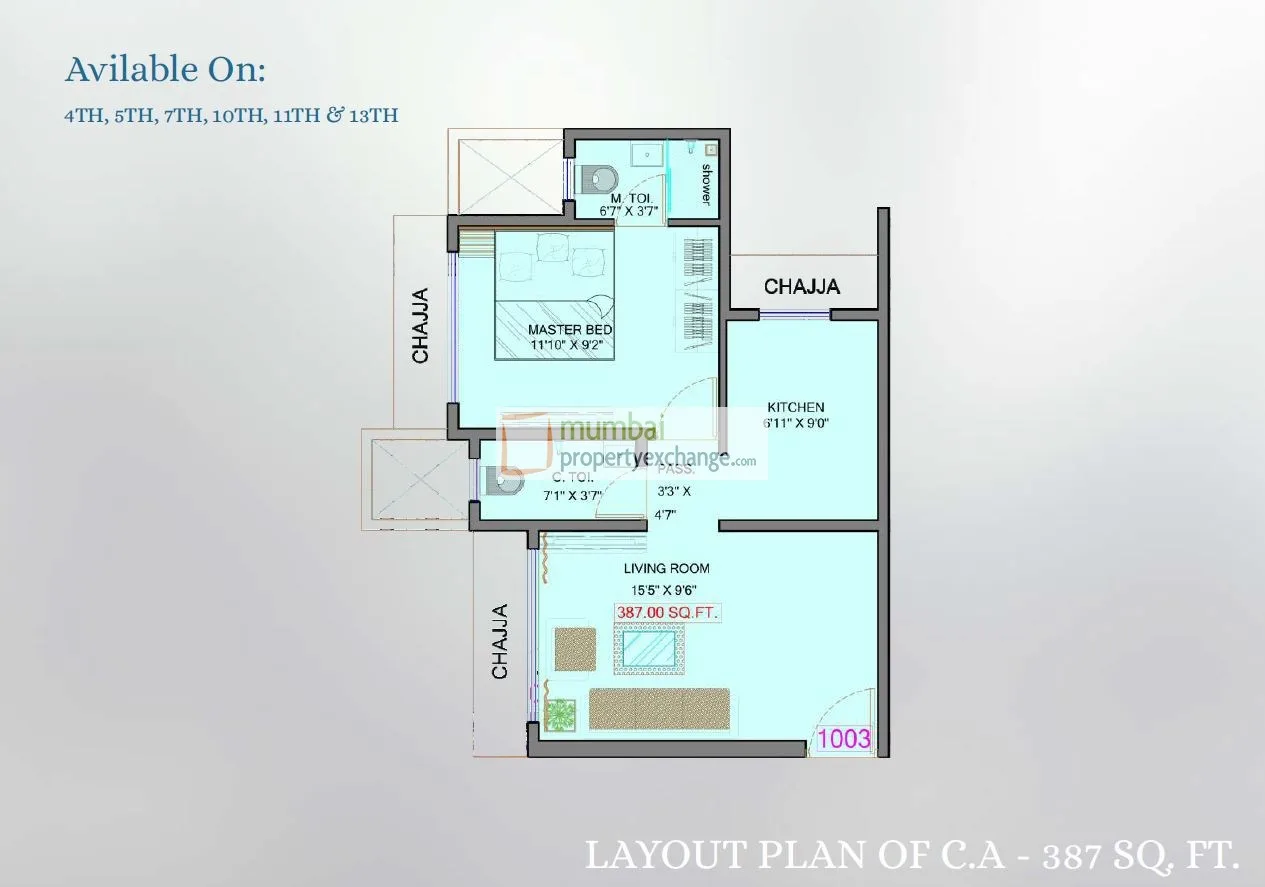 1BHK Plan