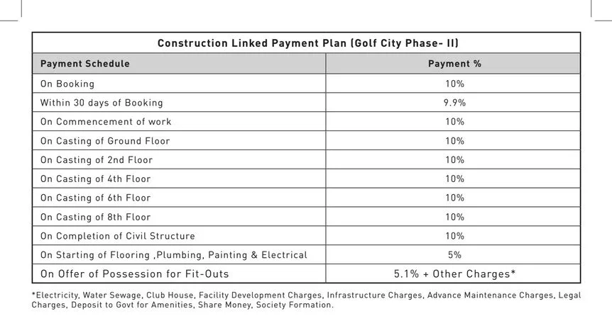 Payment Schedule