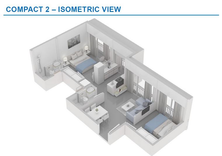 Godrej-Vihaa-Badlapur Compact 2BHK Isometric View