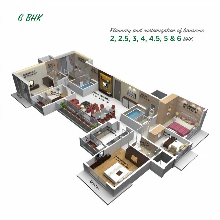 6 BHK