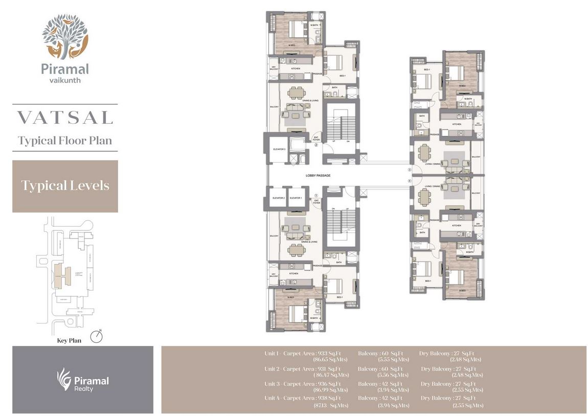 Piramal Vatsal Typical Floor Plan
