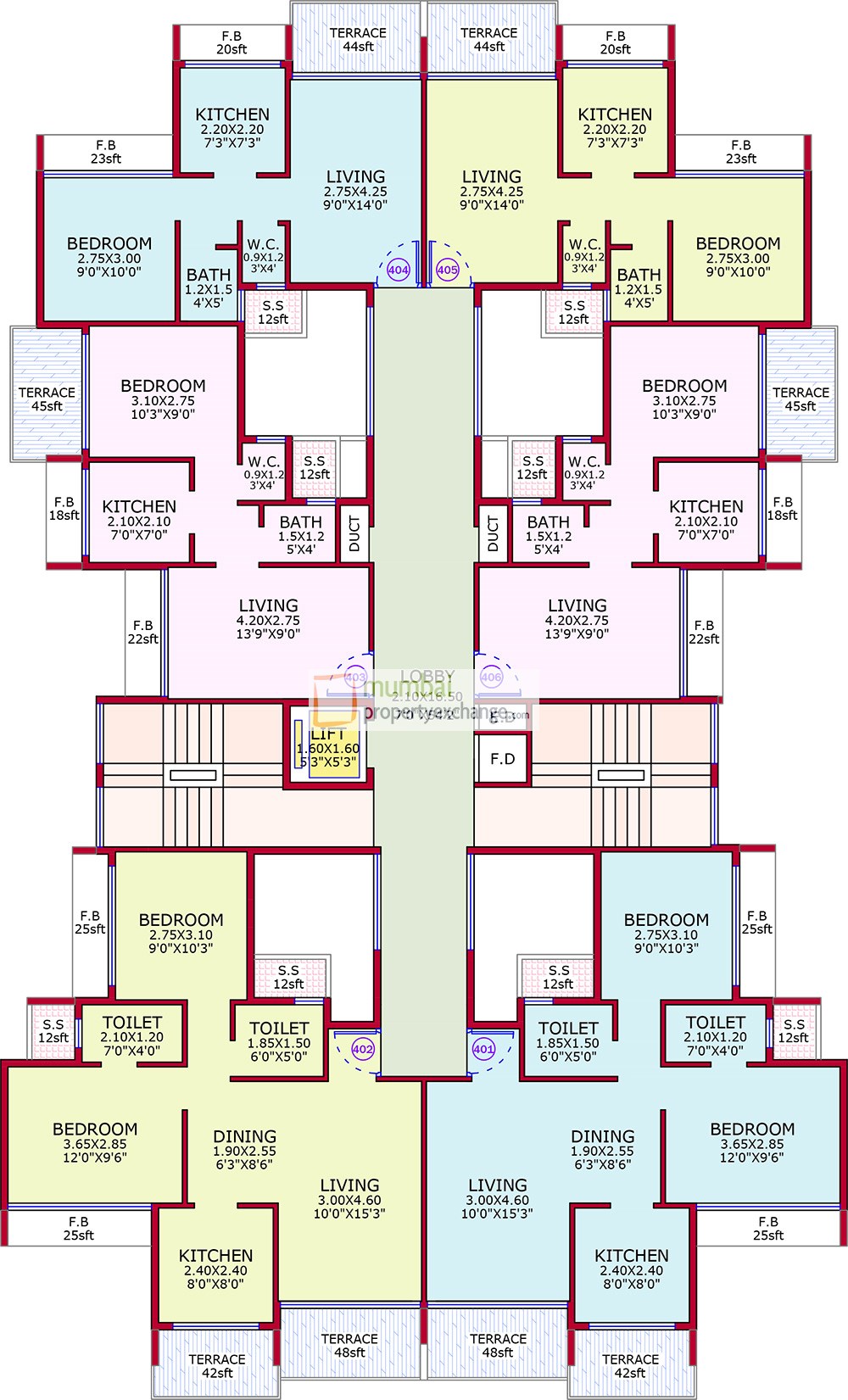 4th Floor Plan