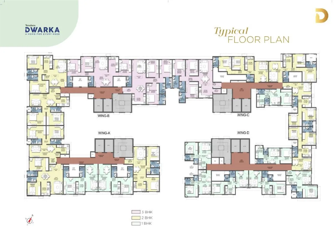 Terraform Dwarka Typical Floor Plan