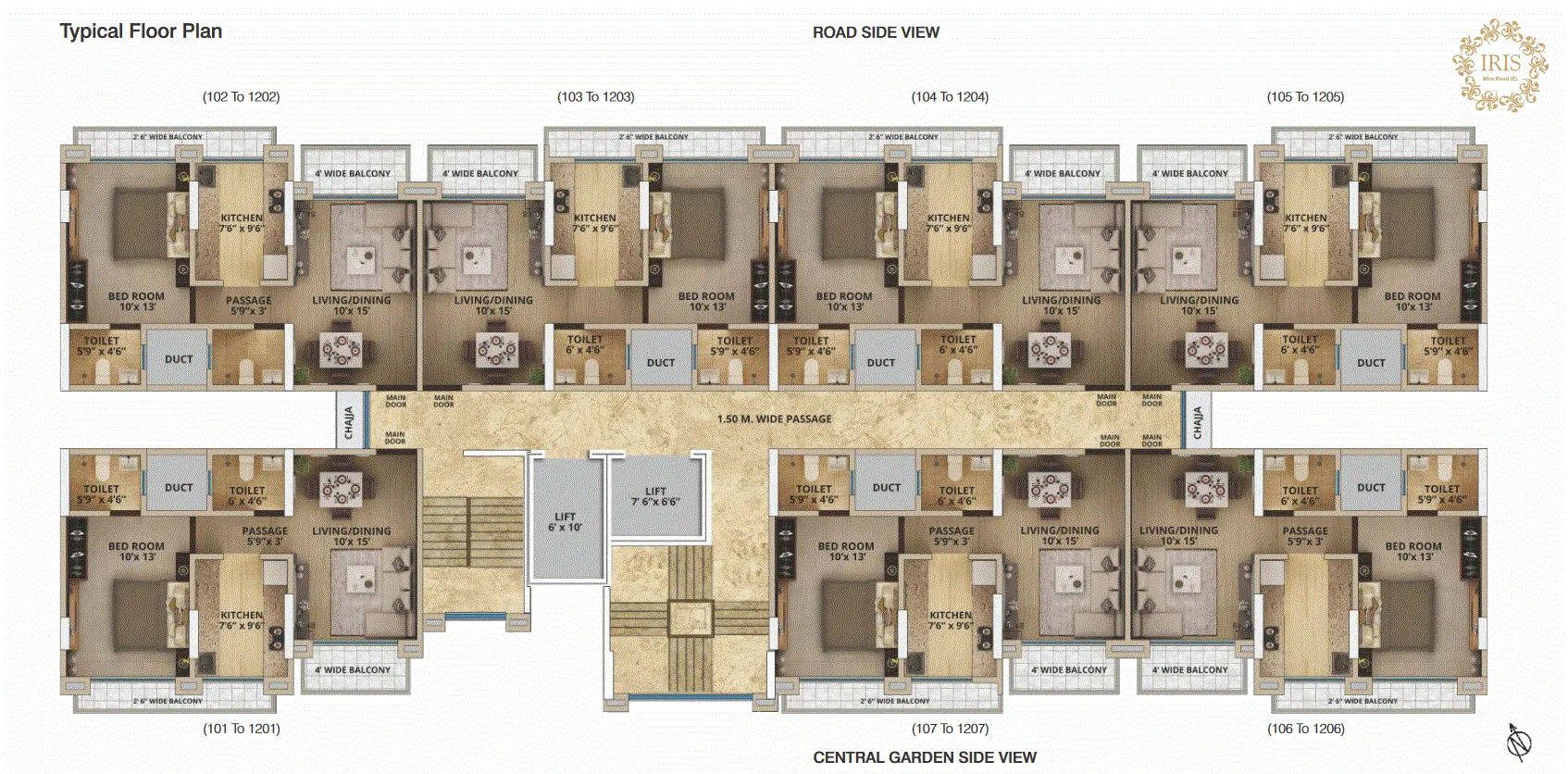 Iris Typical Floor Plan -1