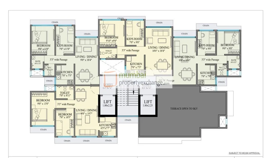 7th Floor Plan