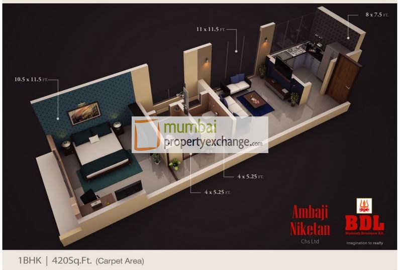 1BHK Plan