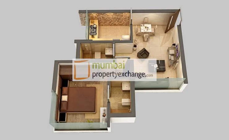 2.5 BHK Floor Plan