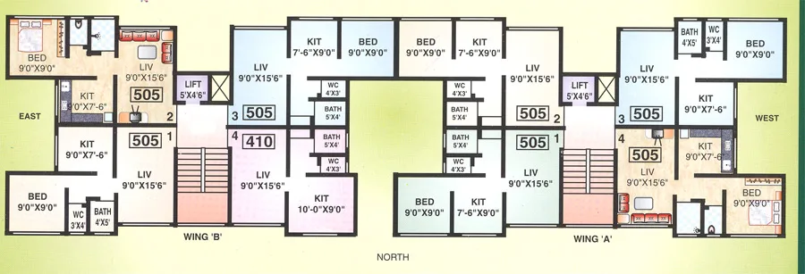 Yashwant Nagar, Virar โ floor plan 1