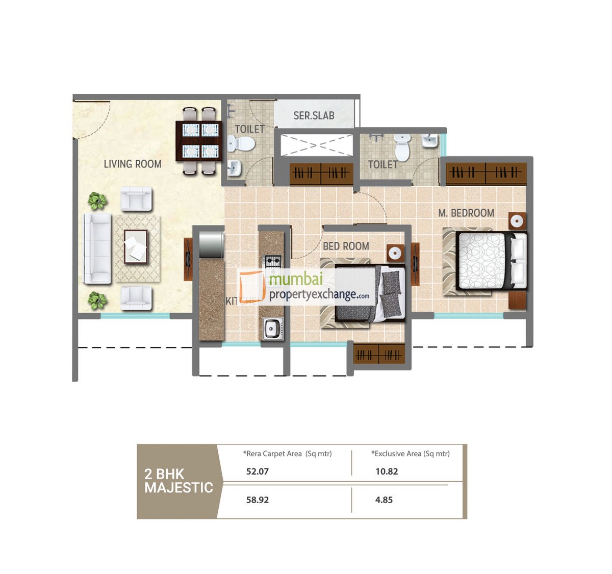 Floor Plan 2BHK_2