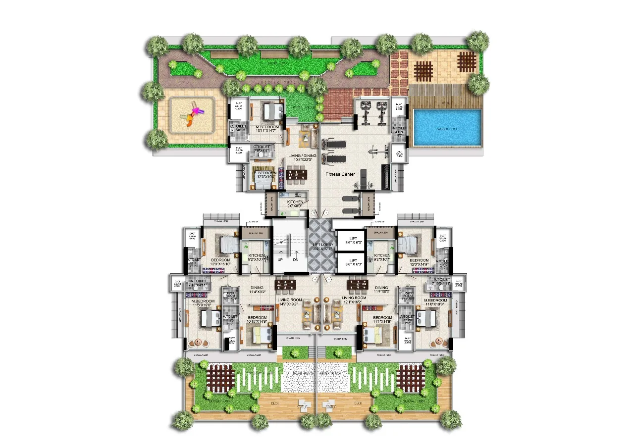 Nivan Podium Level Plan