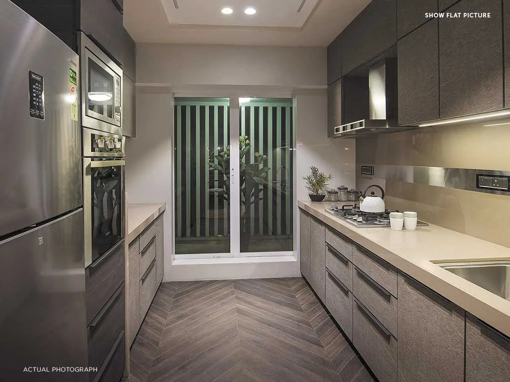 Nivan Show Flat Kitchen