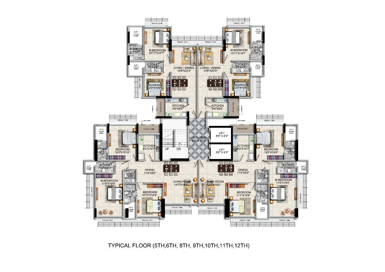Nivan Typical Floor Plan