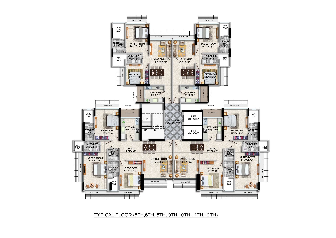 Nivan Typical Floor Plan