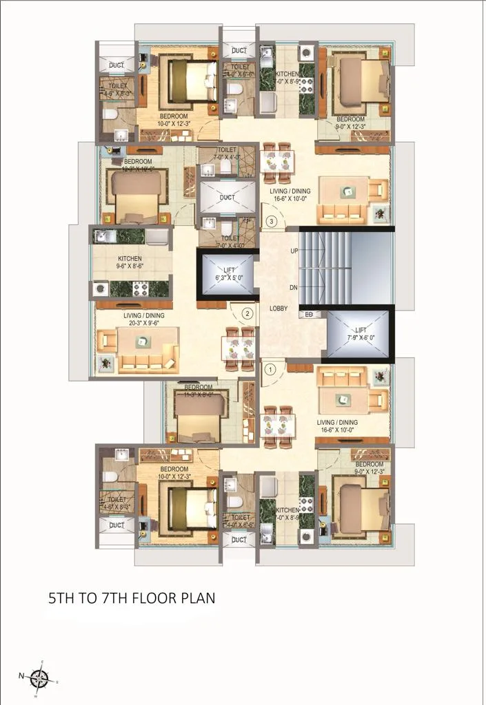 Amar Apartment Typical Plan
