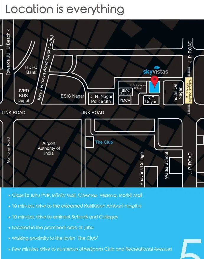 Skyvistas Location