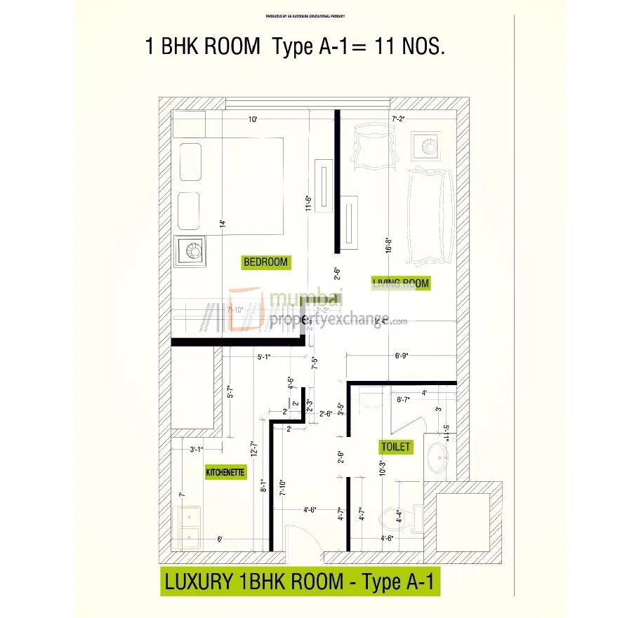 1BHK Type 1