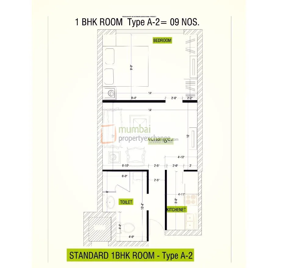 1BHK Type 2