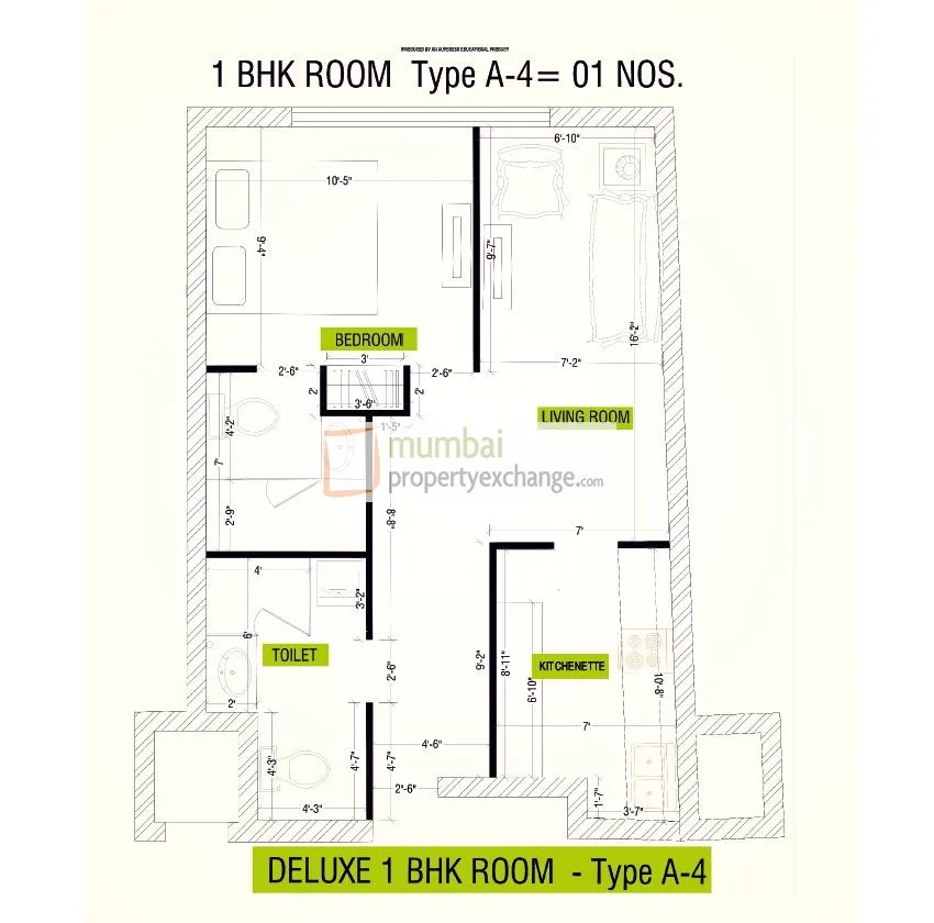 1BHK Type 4