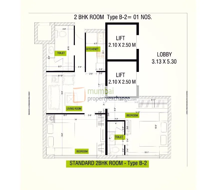 2BHK Type 2