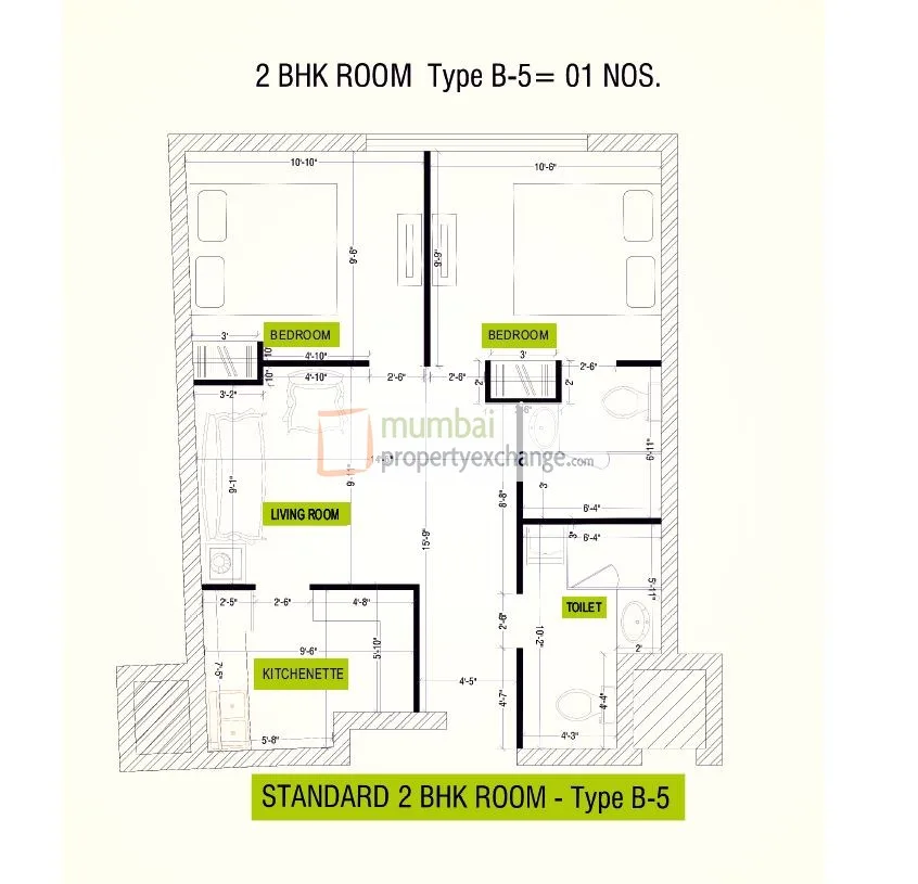 2BHK Type 5
