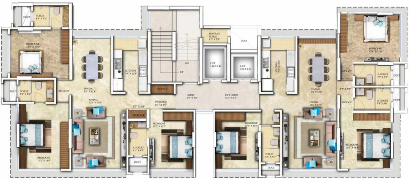 Chandak 49 Ideal Floor Plan