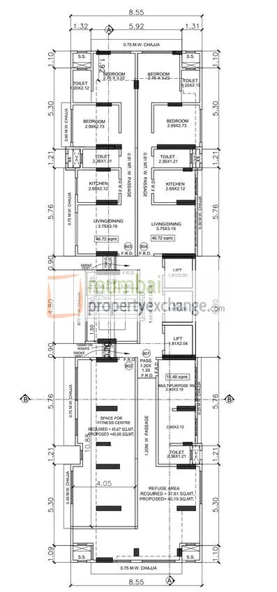 8th Floor Plan