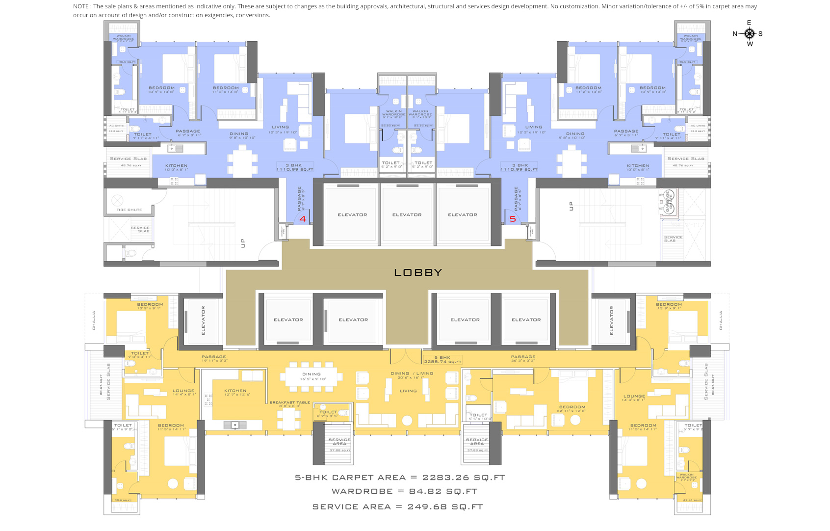 Regalia 5BHK Floor Plan