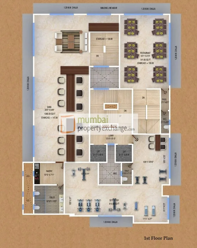 1st Floor Plan
