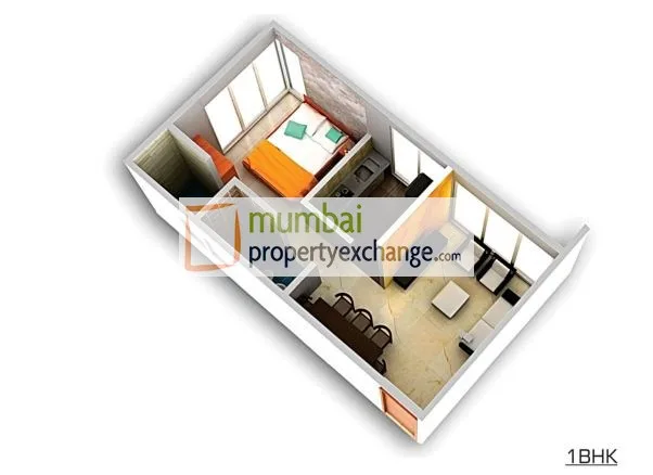 1 BHK Floor Plan