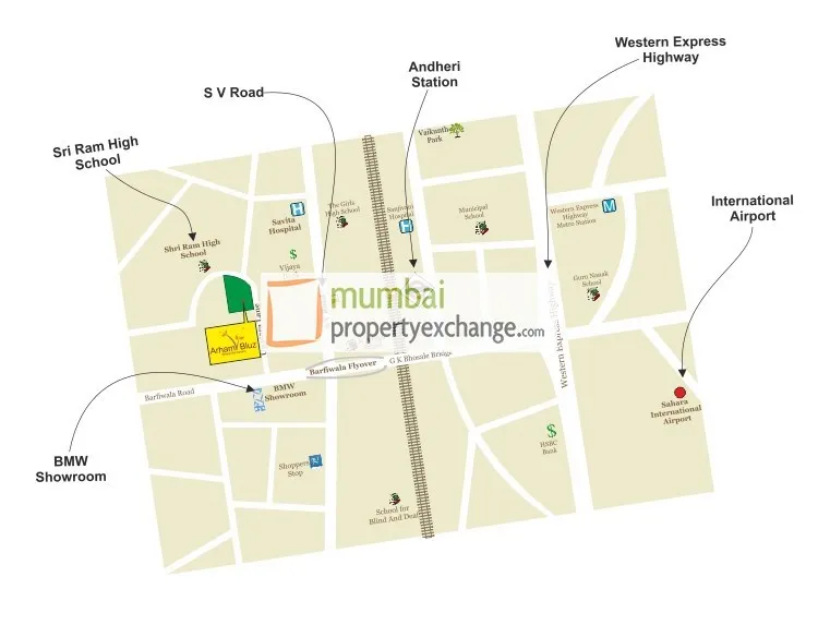 1 BHK Flats for Sale in Arham Bluz, Andheri West